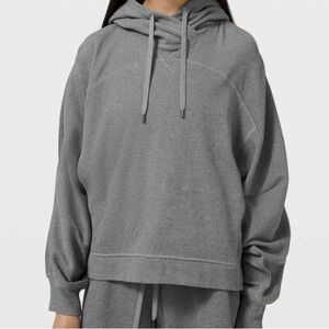 Lululemon Mellow In Hoodie Waffle Heathered Core Grey